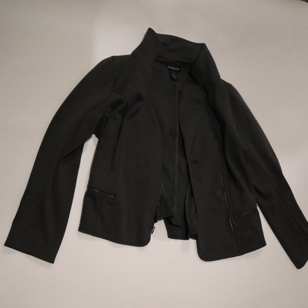 Lane Bryant Navy Green Jacket